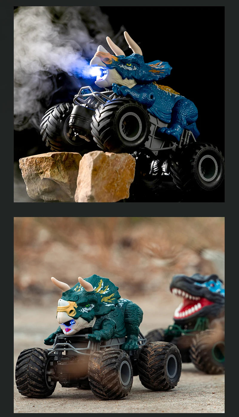 2.4G Dinosaur Atomized Spray Spraying Remote Control Climbing Car