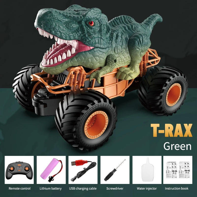 2.4G Dinosaur Atomized Spray Spraying Remote Control Climbing Car