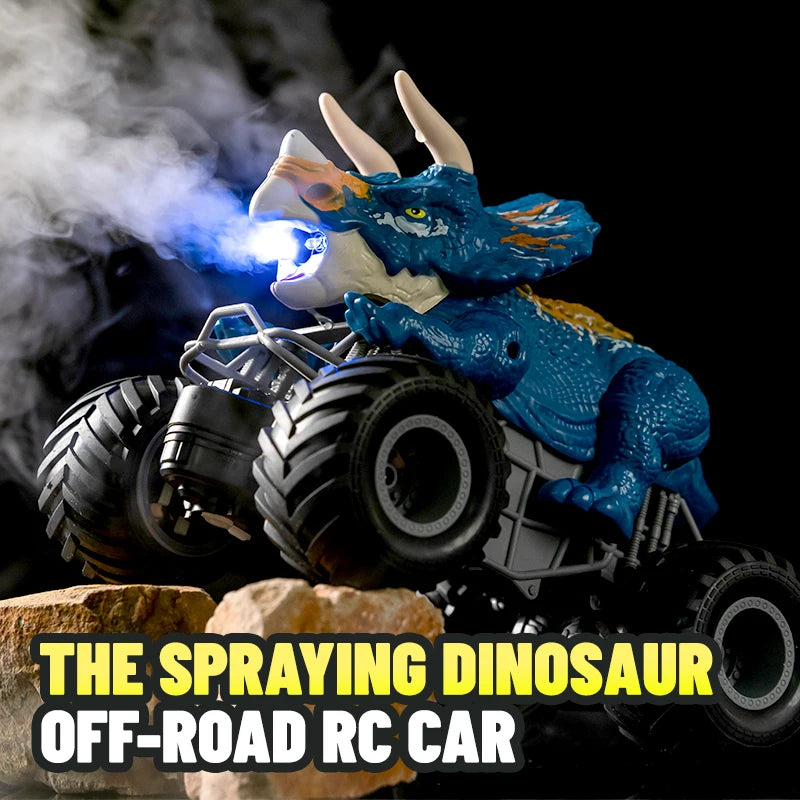 2.4G Dinosaur Atomized Spray Spraying Remote Control Climbing Car