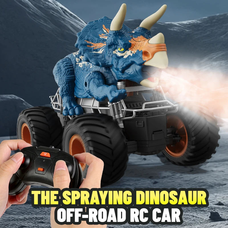 2.4G Dinosaur Atomized Spray Spraying Remote Control Climbing Car