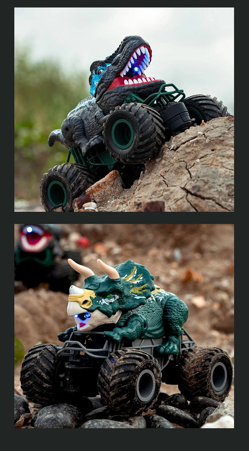 2.4G Dinosaur Atomized Spray Spraying Remote Control Climbing Car