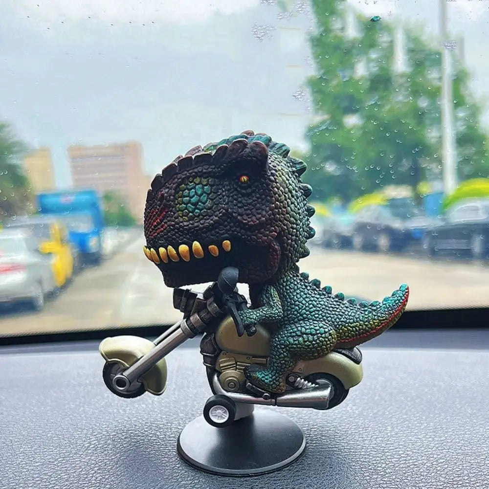 Dinosaur toys ornament figurines inertia car