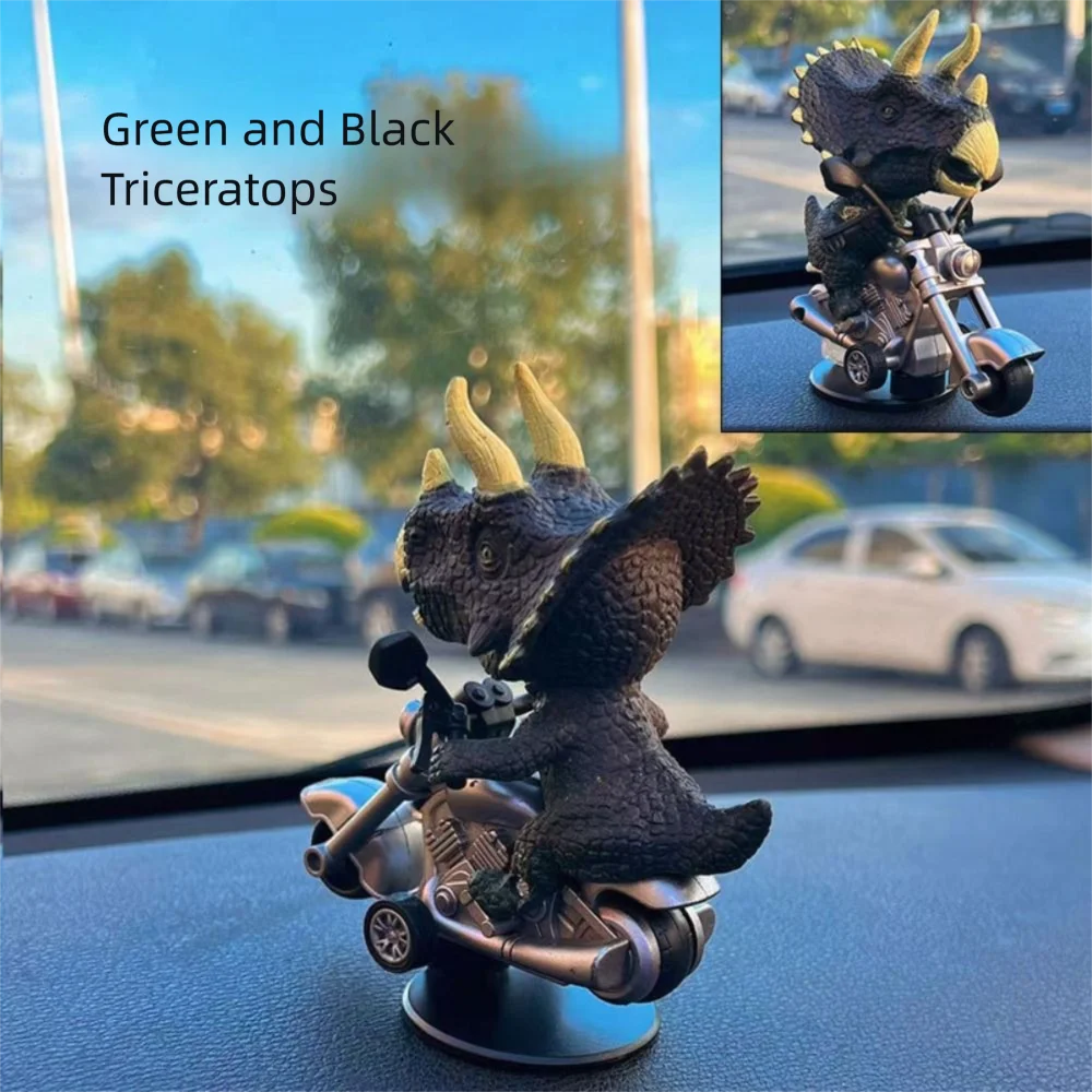 Dinosaur toys ornament figurines inertia car