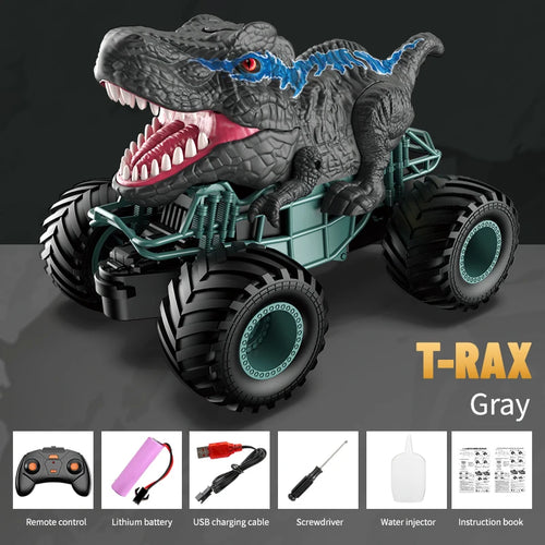2.4G Dinosaur Atomized Spray Spraying Remote Control Climbing Car
