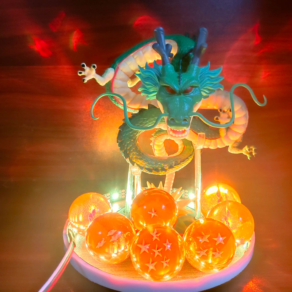 Dragon Ball Z Shenron Anime Action FiguresToys Crystal Balls Remote Control Shenlong