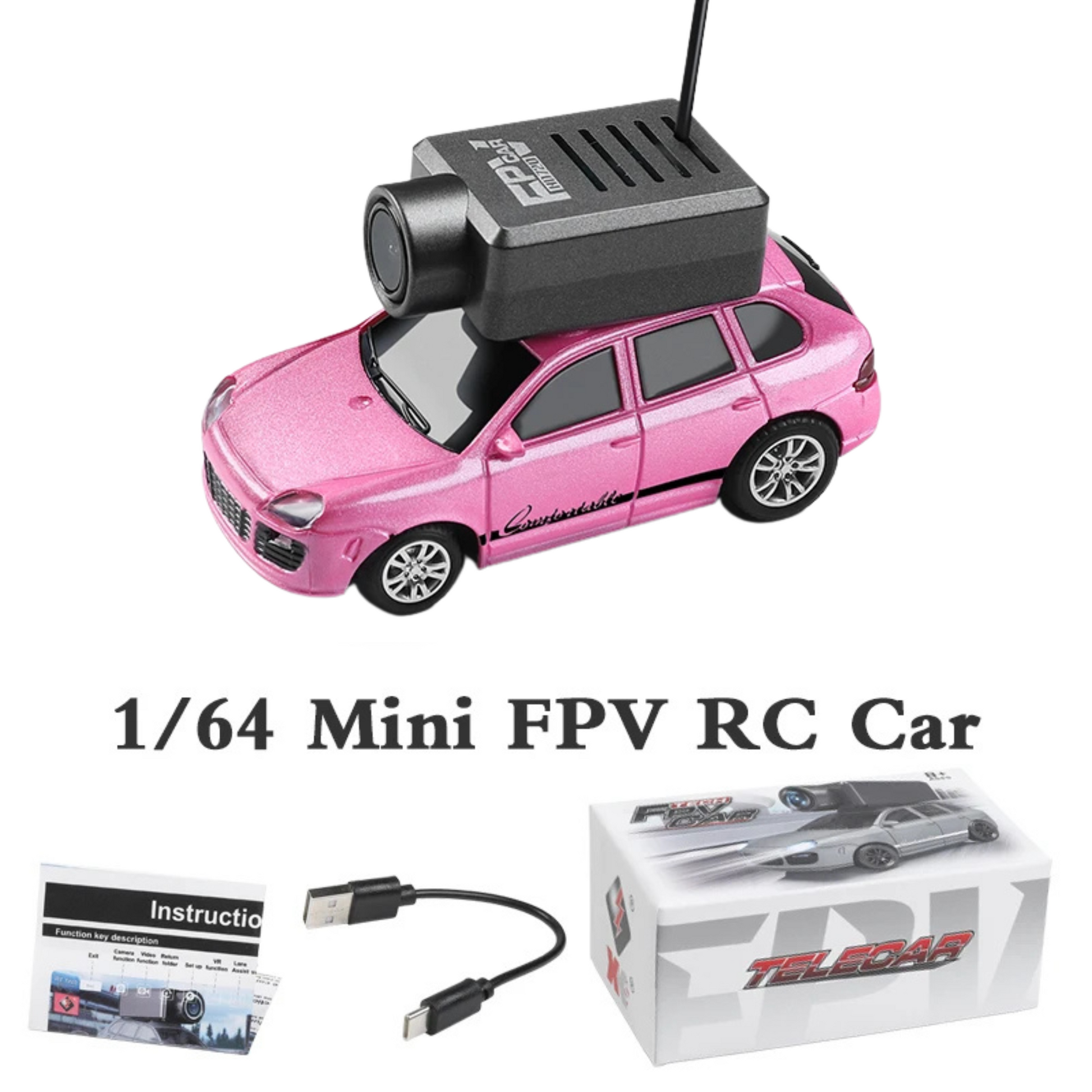 Mini RC Cars Toy with 720P FPV Camera Wifi APP Control