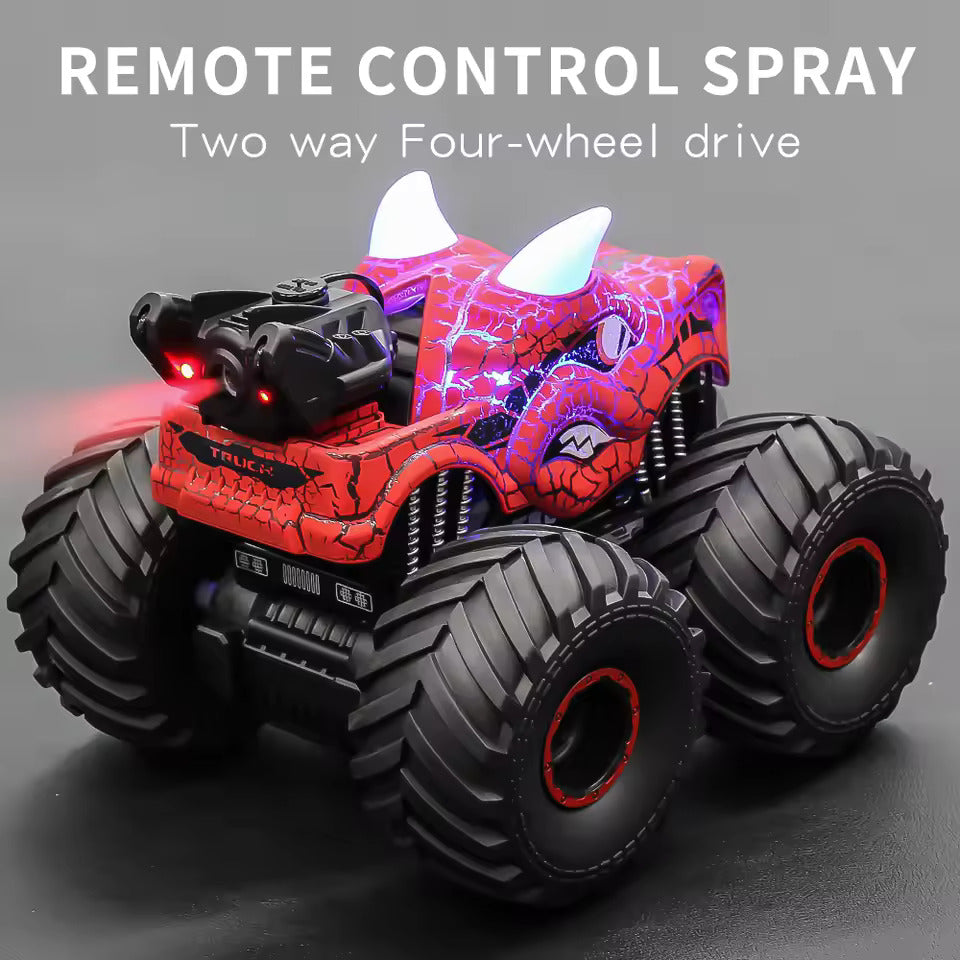 Dinosaur Stunt Buggy Spray Lights Spinning Climbing RC Car