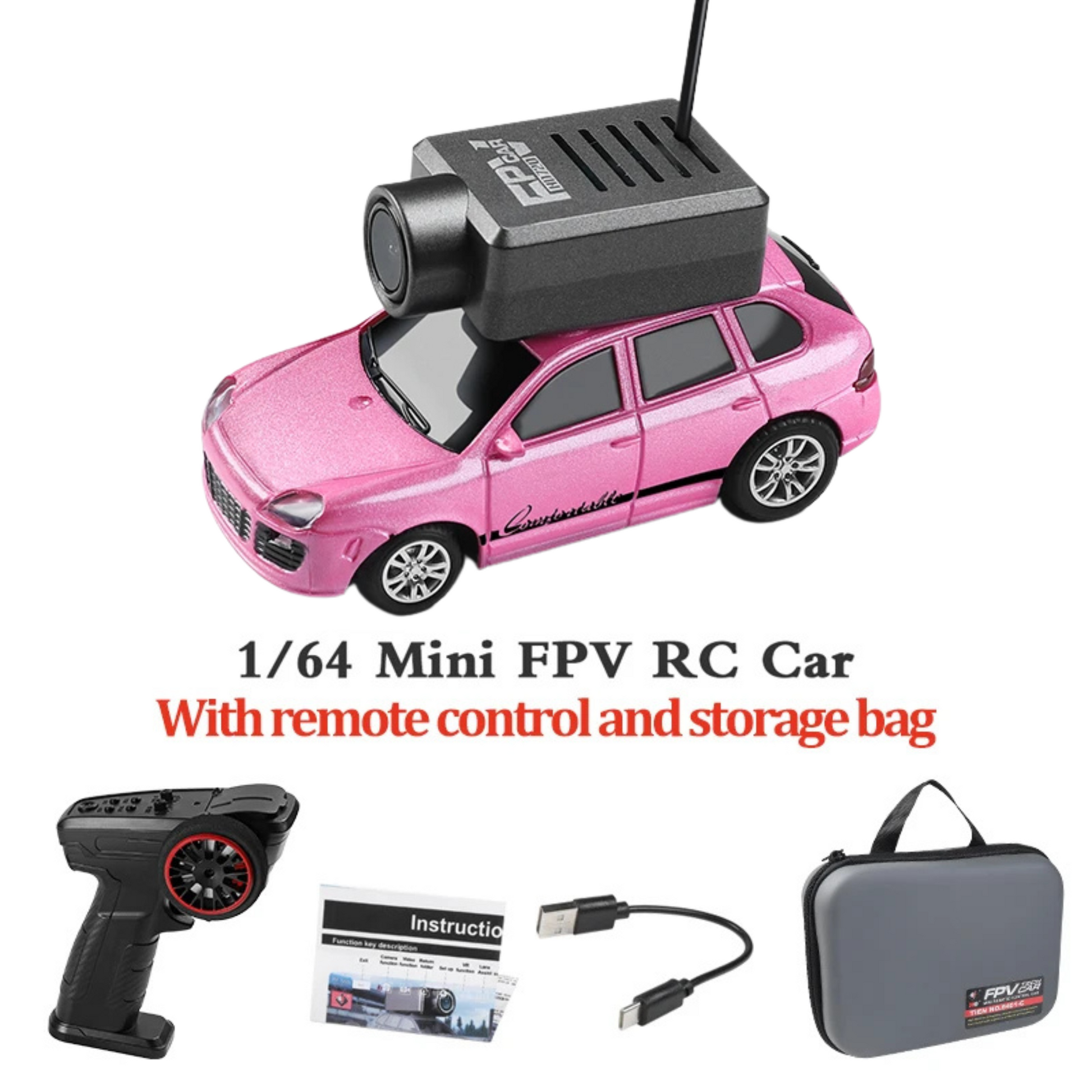 Mini RC Cars Toy with 720P FPV Camera Wifi APP Control