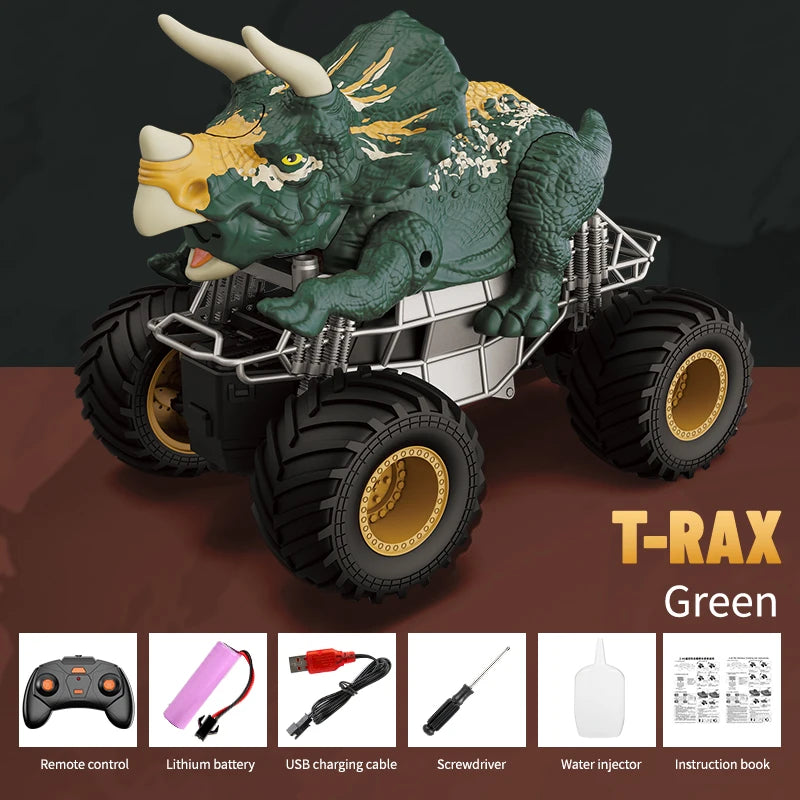 2.4G Dinosaur Atomized Spray Spraying Remote Control Climbing Car
