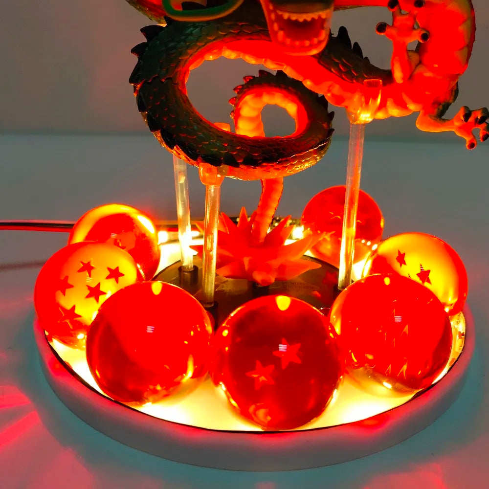 Dragon Ball Z Shenron Anime Action FiguresToys Crystal Balls Remote Control Shenlong