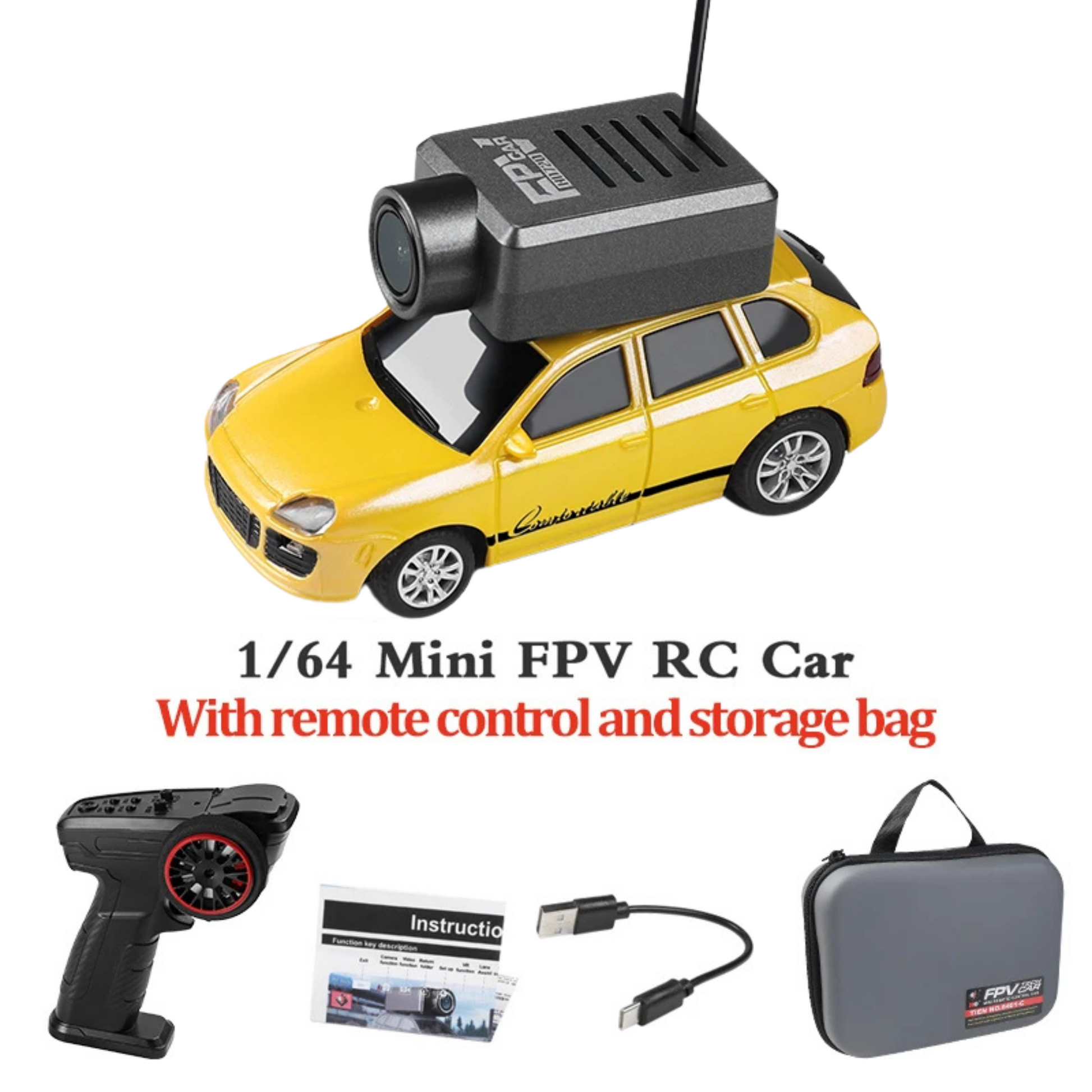 Mini RC Cars Toy with 720P FPV Camera Wifi APP Control