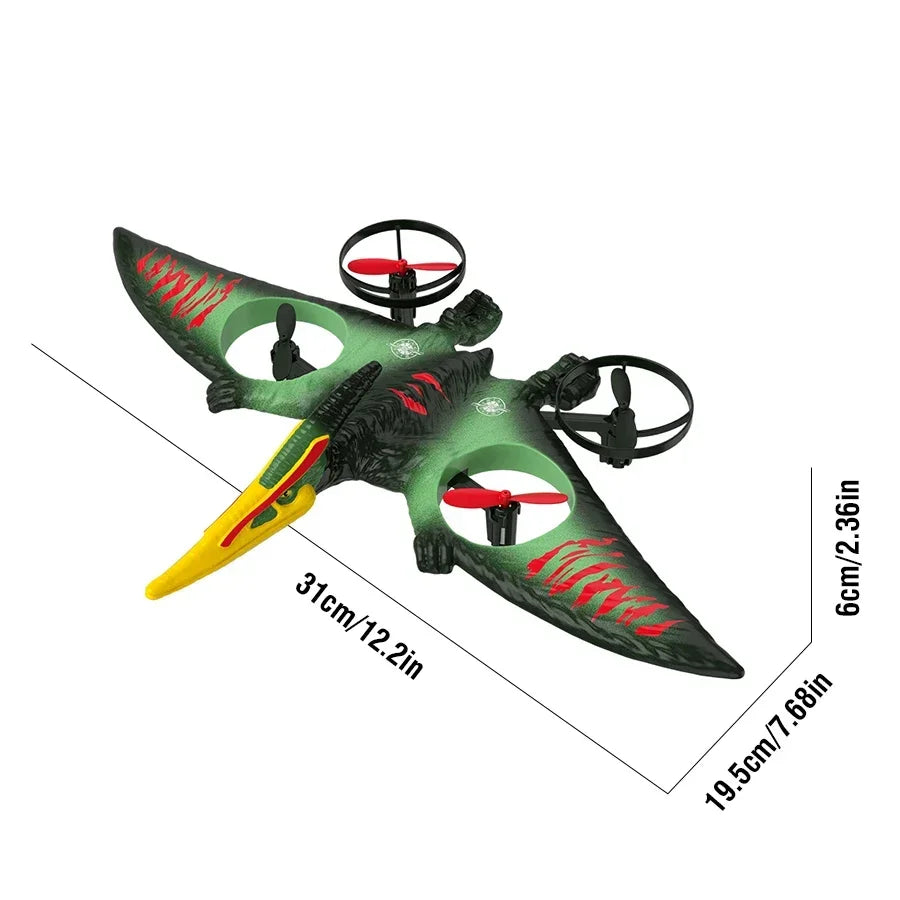 2.4G RC Dinosaur Aircraft Glider Wing Flyer Pterosaur RC Flying Toys