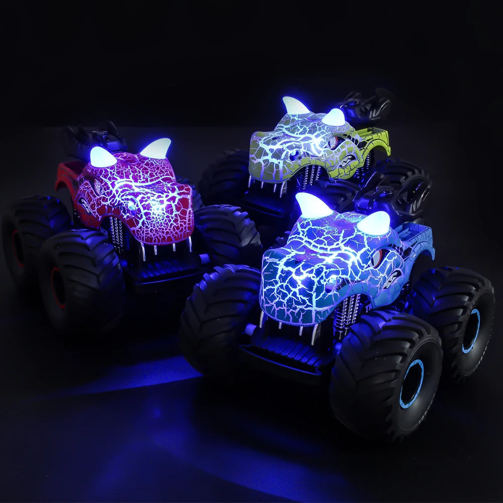 Dinosaur Stunt Buggy Spray Lights Spinning Climbing RC Car