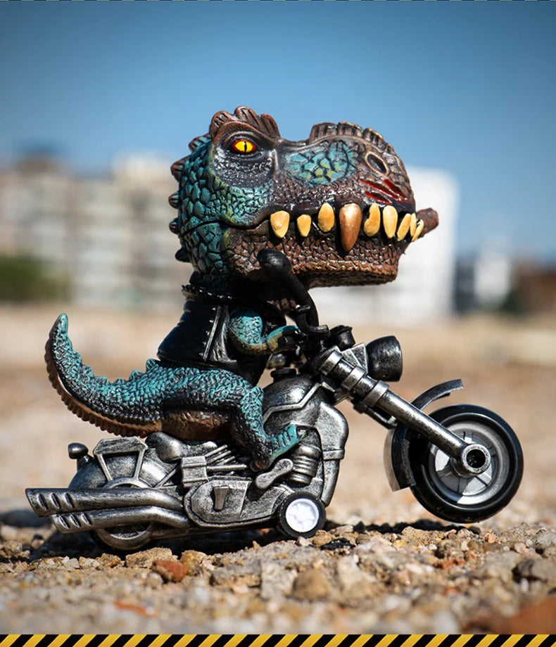 Dinosaur toys ornament figurines inertia car