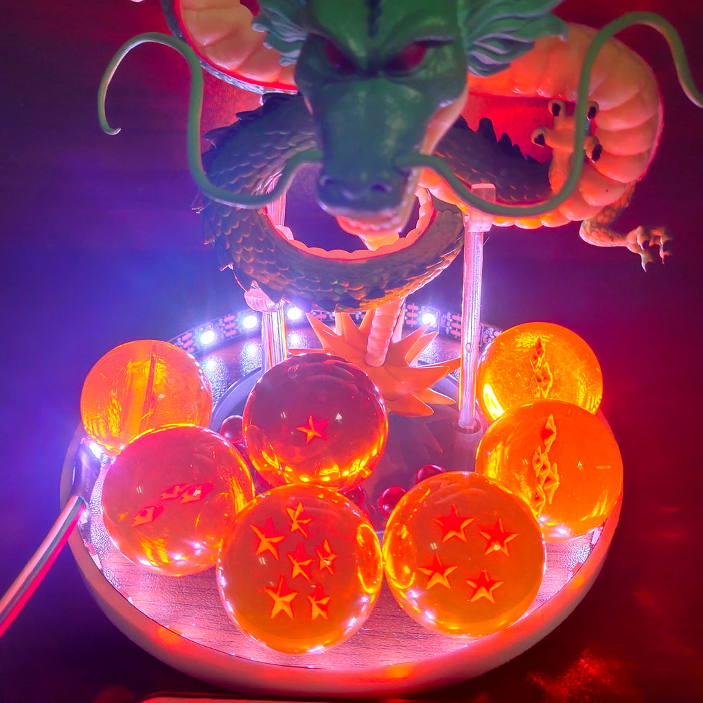 Dragon Ball Z Shenron Anime Action FiguresToys Crystal Balls Remote Control Shenlong