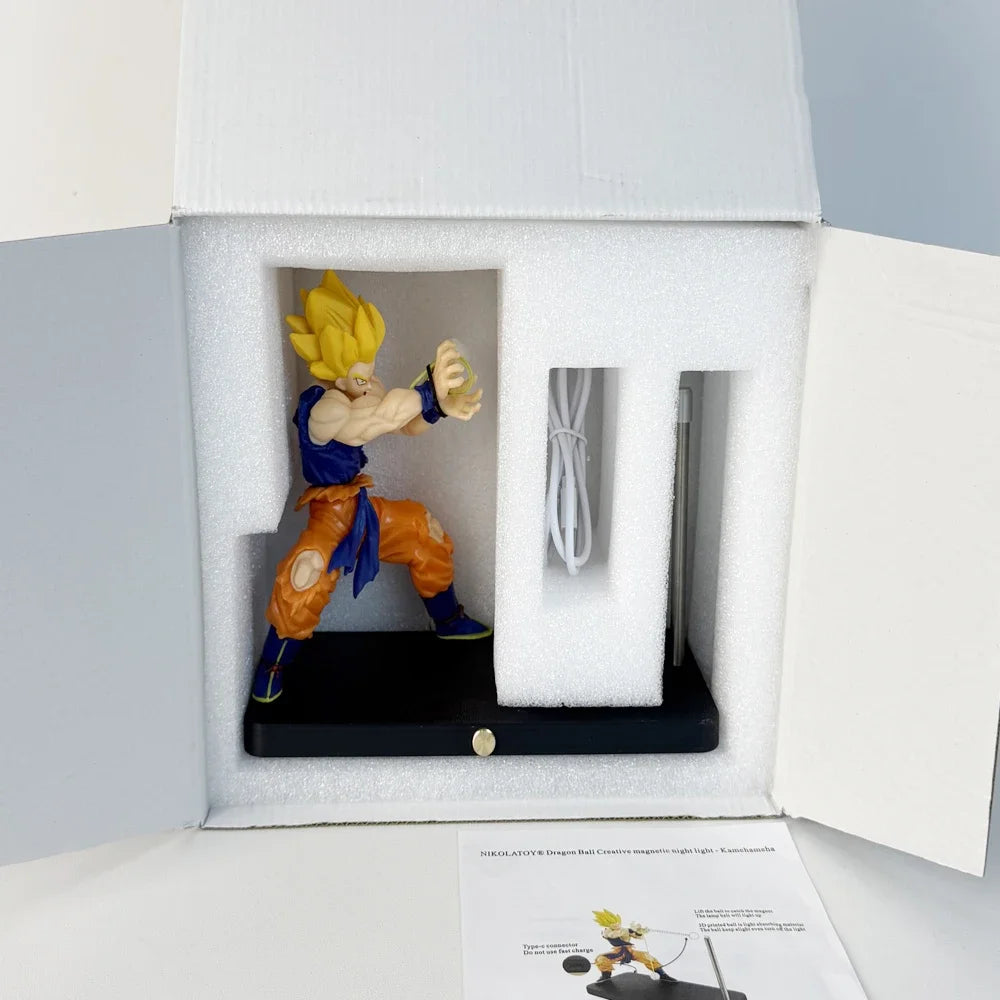 Dragon Ball Saiyan Son Goku Kamehameha Wave Night Light Decoration Ornament