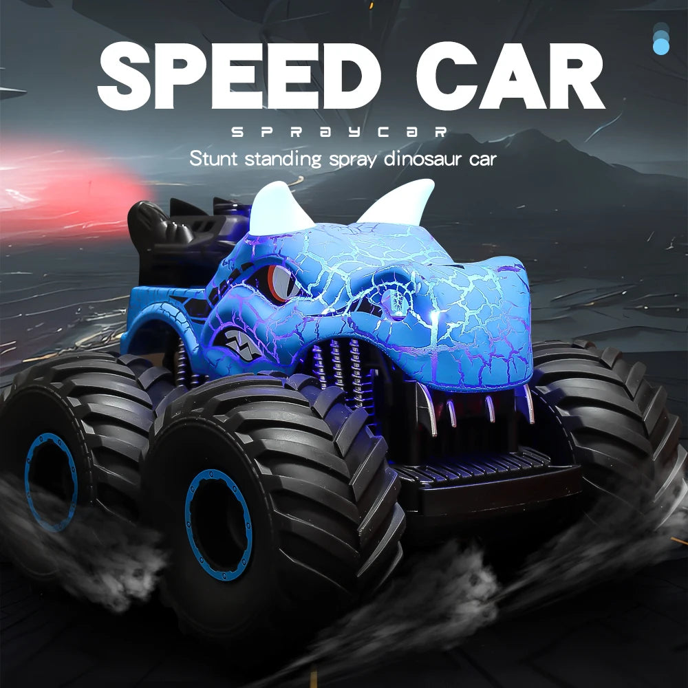 Dinosaur Stunt Buggy Spray Lights Spinning Climbing RC Car