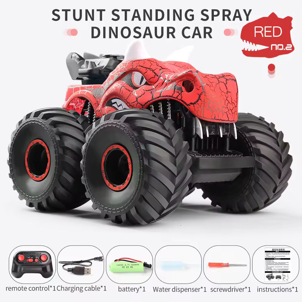 Dinosaur Stunt Buggy Spray Lights Spinning Climbing RC Car