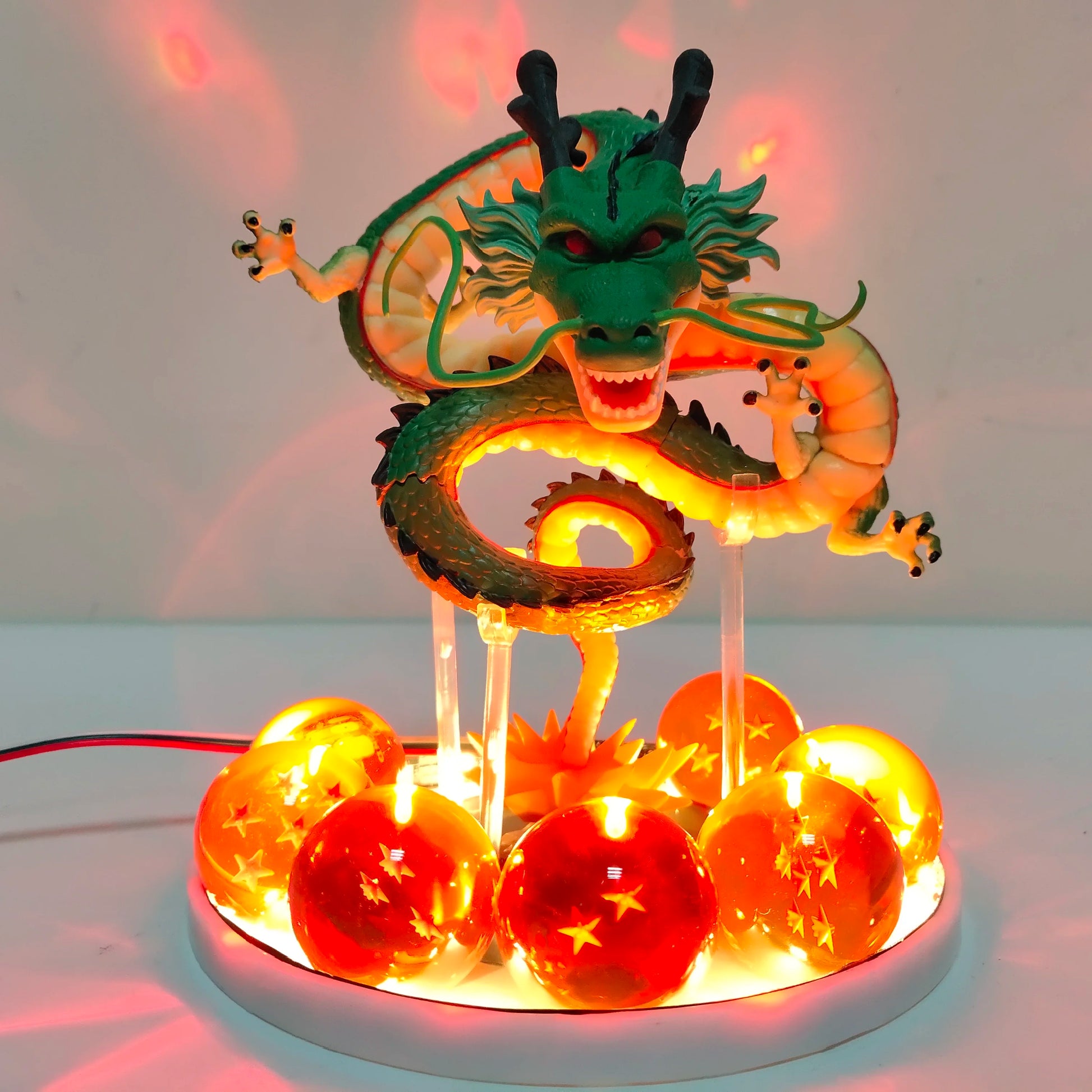 Dragon Ball Z Shenron Anime Action FiguresToys Crystal Balls Remote Control Shenlong