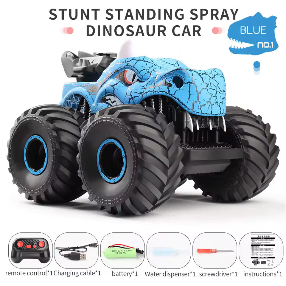 Dinosaur Stunt Buggy Spray Lights Spinning Climbing RC Car