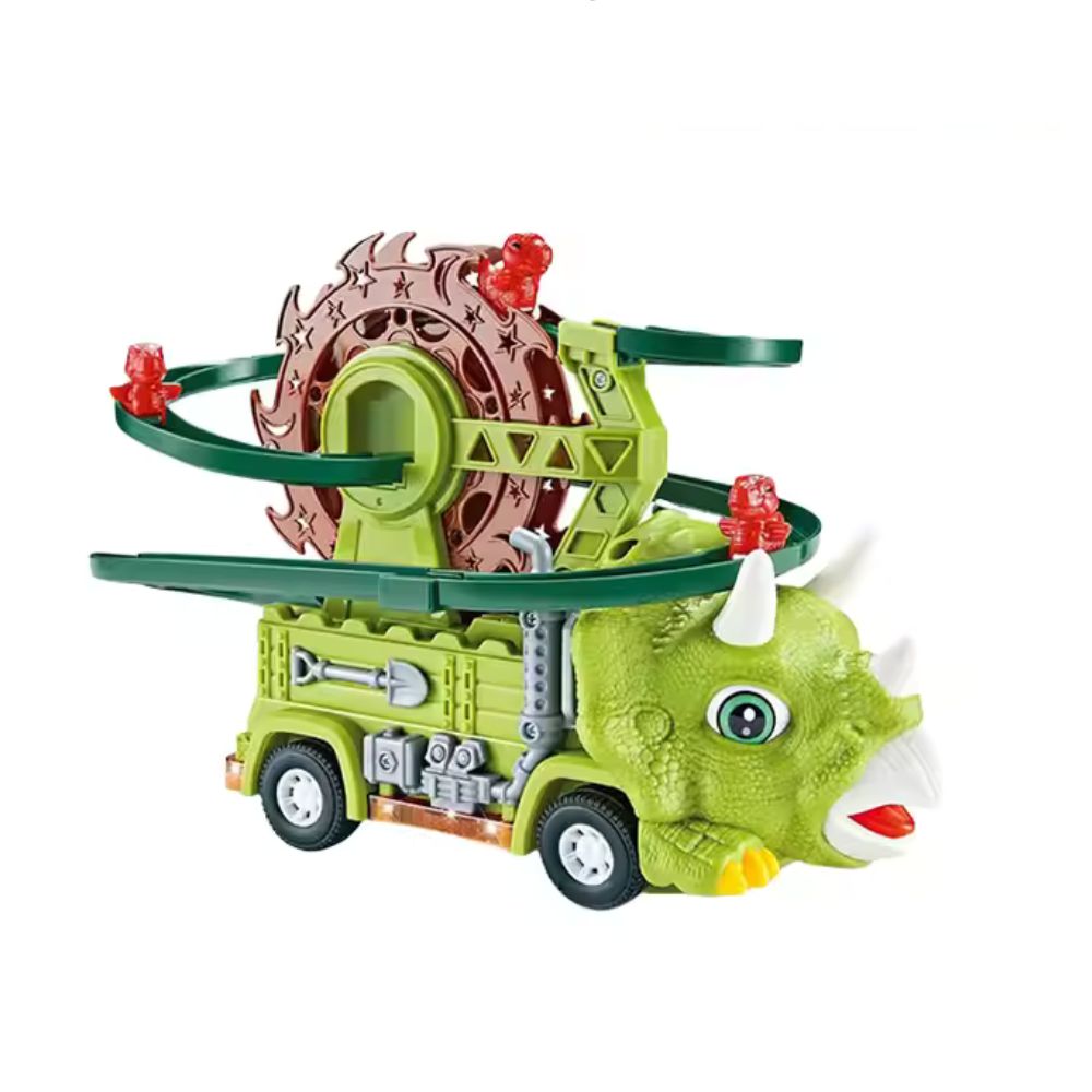 Electric universal tyrannosaurus rex slide rail dinosaur car