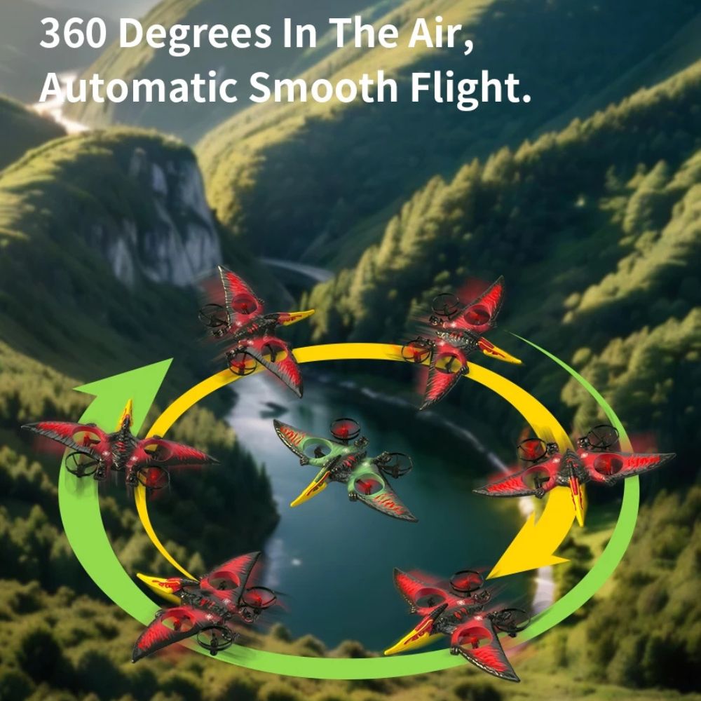 2.4G RC Dinosaur Aircraft Glider Wing Flyer Pterosaur RC Flying Toys