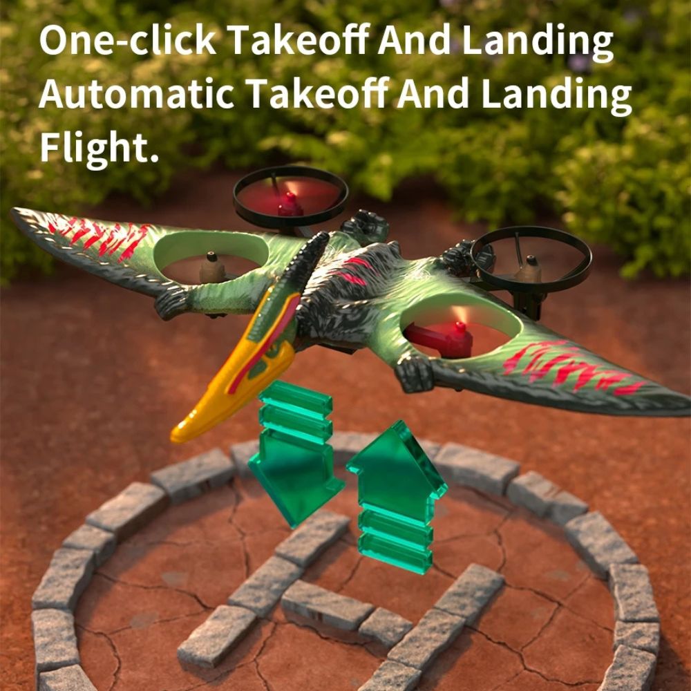 2.4G RC Dinosaur Aircraft Glider Wing Flyer Pterosaur RC Flying Toys